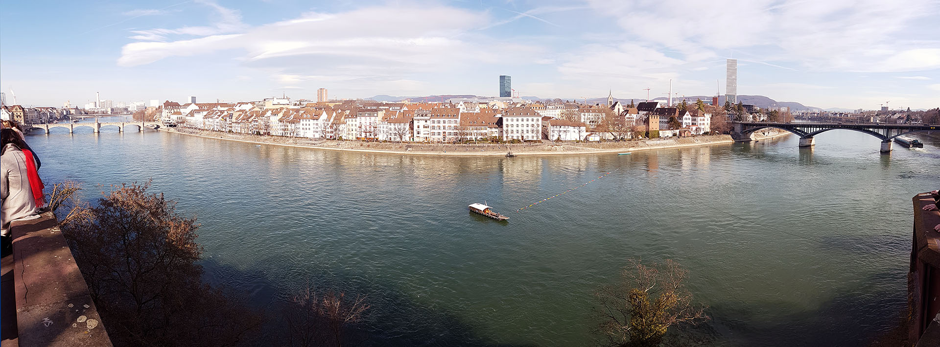 Basel Panorama Rhein